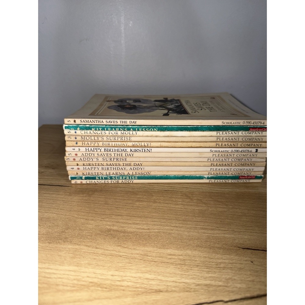 The‎ American Girls Collection Lot Of 13 Samantha Molly Kirsten Addy Kit